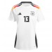 Maillot de foot Allemagne Thomas Muller #13 Domicile vêtements Femmes Europe 2024 Manches Courtes